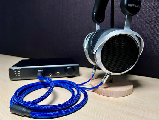 Dual mono 3.5mm headphone cable for hifiman, focal and more 